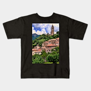 Olargues in the Haute-Languedoc, France Kids T-Shirt